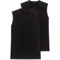 Schiesser Achselhemd "Essentials" 2er Pack, ärmellos, Doppelpack, Rundhalsausschnitt, Baumwolle von Schiesser