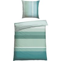 Schiesser Bettwäsche "Endy Stripes aus weicher Baumwolle mit großen und kleinen Streifen" 2 Stk. tlg. Made in Green von Schiesser