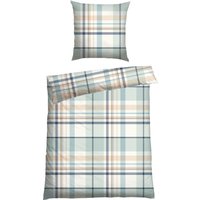 Schiesser Bettwäsche "Ezra aus weicher Baumwolle und einem wunderschönen Karo" 2 Stk. tlg. MADE IN GREEN by OEKO-TEX-zertifiziert von Schiesser