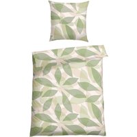Schiesser Bettwäsche "Lea aus weicher Baumwolle mit aufwendigem Grafikprint", (2 tlg.), MADE IN GREEN by OEKO-TEX-zertifiziert von Schiesser