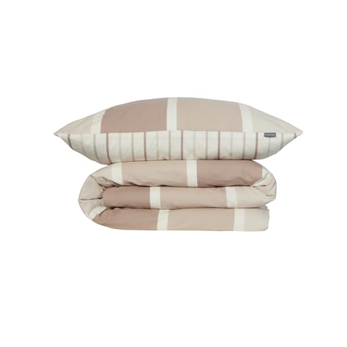 Schiesser Bettwäscheset Brody | 2-teilig | Gestreift | Feinbiber | 100% Baumwolle | Oeko-Tex Zertifiziert | Reißverschluss | 155x220cm + 80x80cm | Taupe Schiesser Bettwäscheset Brody | 2-teilig | Gestreift | Feinbiber | 100% Baumwolle | Oeko-Tex Zertifiziert | Reißverschluss | 155x220cm + 80x80cm | Taupe von Schiesser