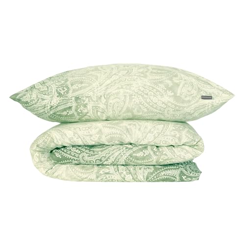Schiesser Bettwäscheset Claire - Renforcé - 2-teilig - 155 x 220 cm - Grün von Schiesser