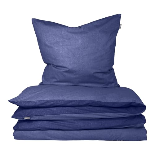 Schiesser Bettwäscheset Doubleface - Feinbiber - 2-teilig - 135 x 200 cm - Blau Schiesser Bettwäscheset Doubleface - Feinbiber - 2-teilig - 135 x 200 cm - Blau von Schiesser