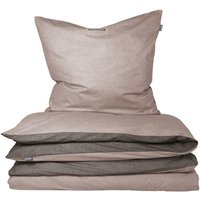Schiesser - Bettwäscheset Doubleface - Renforcé - 2-teilig - 135 x 200 cm - Taupe-Dunkelgrau Schiesser - Bettwäscheset Doubleface - Renforcé - 2-teilig - 135 x 200 cm - Taupe-Dunkelgrau von Schiesser