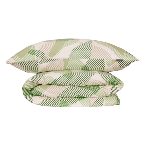 Schiesser Bettwäscheset Lea - Renforcé - 2-teilig - 135 x 200 cm - Grün von Schiesser