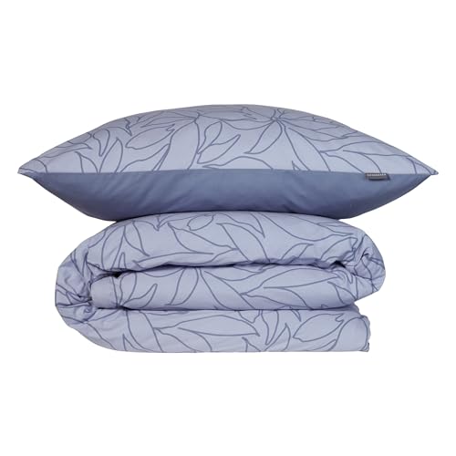 Schiesser Bettwäscheset Leaves | 2-teilig | Floral | Renforcé | 100% Baumwolle | Oeko-Tex Zertifiziert | Reißverschluss | 155x220cm + 80x80cm | Lavendel Schiesser Bettwäscheset Leaves | 2-teilig | Floral | Renforcé | 100% Baumwolle | Oeko-Tex Zertifiziert | Reißverschluss | 155x220cm + 80x80cm | Lavendel von Schiesser