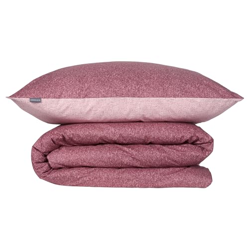 Schiesser Bettwäscheset Vinnie | Renforcé | 100% Baumwolle aus nachhaltiger Produktion | 135x200cm + 80x80cm | Rosa von Schiesser