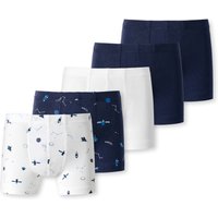 Schiesser Boxershorts ""Original Classics"", (5er-Pack), mit Raumschiffen und uni von Schiesser