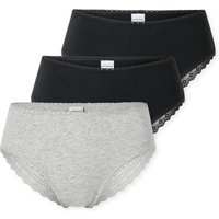 Schiesser Brasilslip "Modern Multipacks" 3er Pack, Spitzenbänder, Single-Jersey, Baumwollmischung von Schiesser