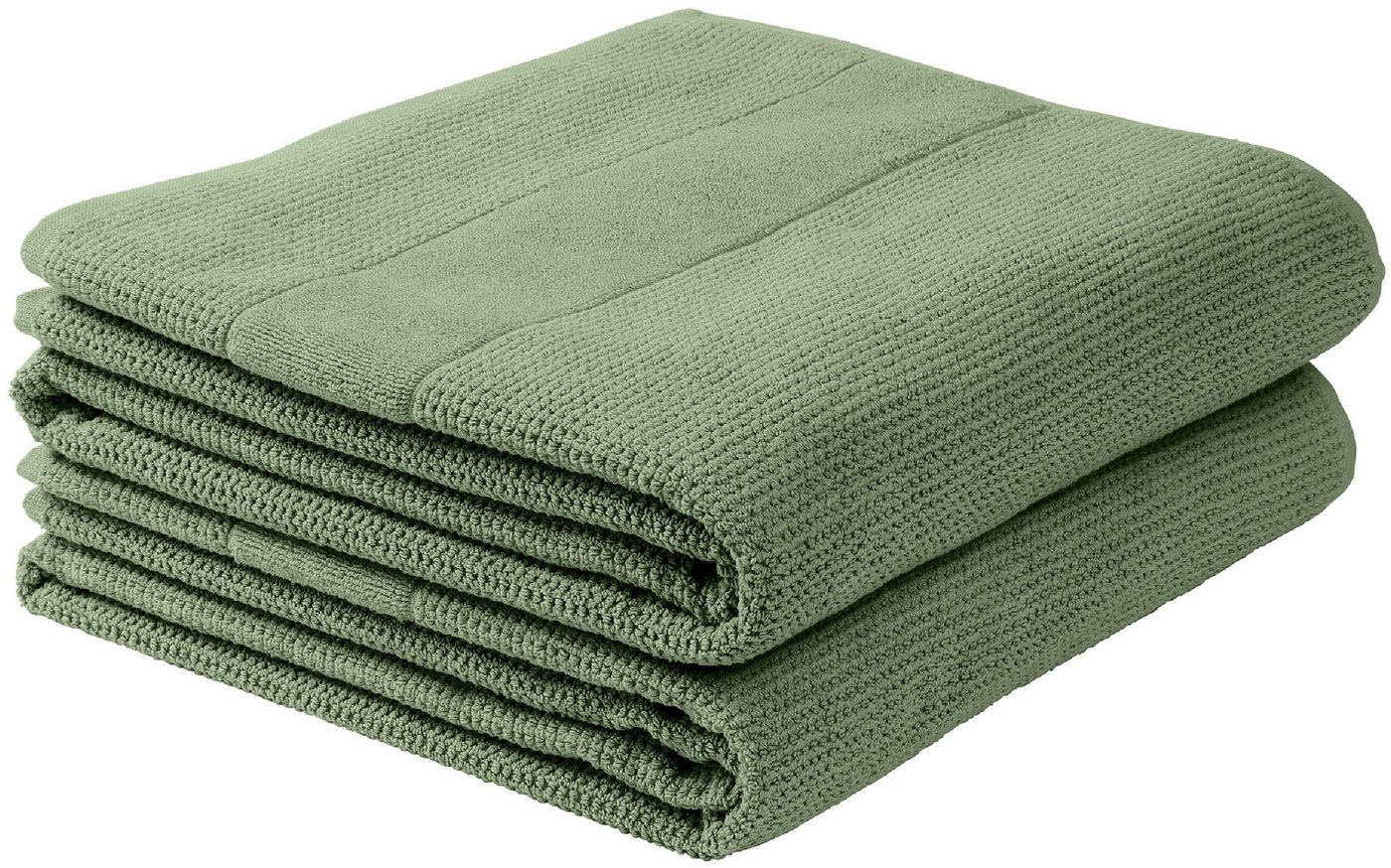 Schiesser Handtücher Turin im 4er Set aus 100% Baumwolle, Frottier (2-St), Reiskorn-Optik, Made in Green von Schiesser