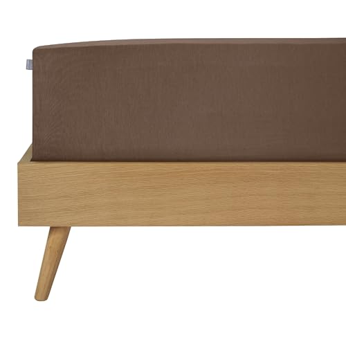 Schiesser Feinbiber Spannbettlaken Finni | 100% Baumwolle aus nachhaltiger Produktion | für Matratzen 90x200cm - 100x200cm | Matratzenhöhe bis 18cm| Braun Schiesser Feinbiber Spannbettlaken Finni | 100% Baumwolle aus nachhaltiger Produktion | für Matratzen 90x200cm - 100x200cm | Matratzenhöhe bis 18cm| Braun von Schiesser