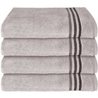 Schiesser Handtuchset Skyline Color - 4-teilig - 50 x 100 cm - Hellgrau Schiesser Handtuchset Skyline Color - 4-teilig - 50 x 100 cm - Hellgrau von Schiesser