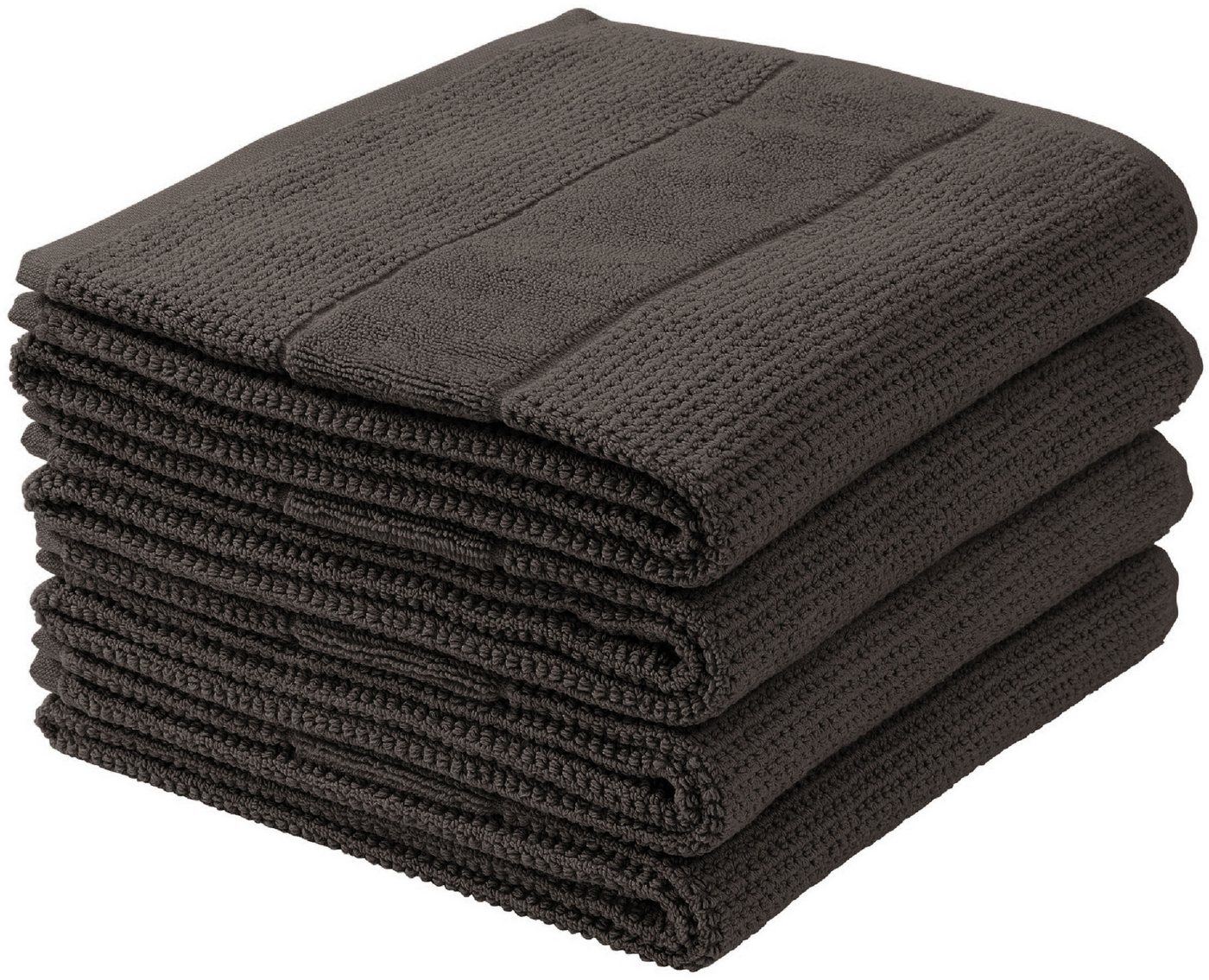 Schiesser Handtücher Turin aus 100% Baumwolle in dezenter Reiskornoptik, Frottier (Set, 4-St), MADE IN GREEN by OEKO-TEX® von Schiesser