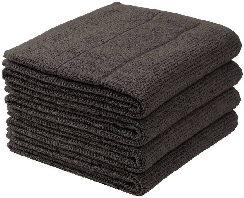 Schiesser Handtücher Turin aus 100% Baumwolle in dezenter Reiskornoptik, Frottier (Set, 4-St), MADE IN GREEN by OEKO-TEX® von Schiesser