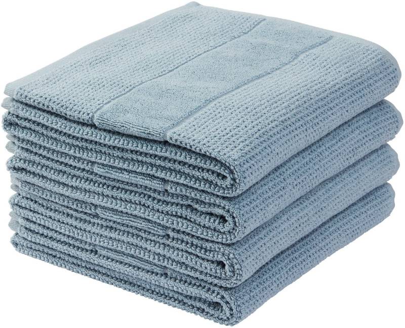 Schiesser Handtücher Turin aus 100% Baumwolle in dezenter Reiskornoptik, Frottier (Set, 4-St), MADE IN GREEN by OEKO-TEX® von Schiesser