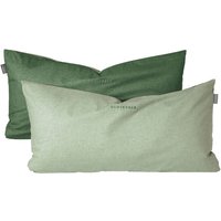 Schiesser - Kissenhüllenset Doubleface - Renforcé - 2-teilig - 40 x 80 cm - Grün Schiesser - Kissenhüllenset Doubleface - Renforcé - 2-teilig - 40 x 80 cm - Grün von Schiesser