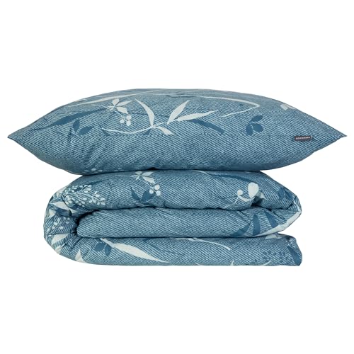 Schiesser Renforcé Bettwäsche Set Kicky in kuschelweicher Baumwoll-Qualität, Farbe:Blau, Größe:135 x 200 cm von Schiesser