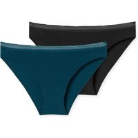 Schiesser Rioslip ""Cotton Lace"", (2er-Pack), mit femininem Spitzenband am Bund von Schiesser