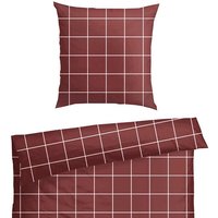 Schiesser Satin-Bettwäsche »Josh« - rostrot Schiesser Satin-Bettwäsche »Josh« - rostrot von Schiesser