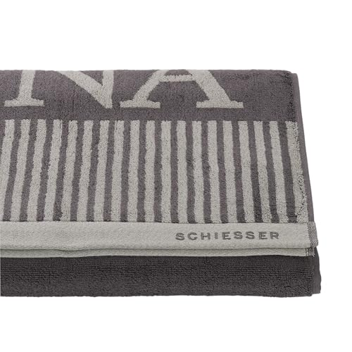 Schiesser Frottier Saunatuch Rom | garngefärbt, weich, saugstark | 100% Baumwolle | Oeko-Tex Zertifiziert | 75x200 cm | Dunkelgrau | Anthrazit Schiesser Frottier Saunatuch Rom | garngefärbt, weich, saugstark | 100% Baumwolle | Oeko-Tex Zertifiziert | 75x200 cm | Dunkelgrau | Anthrazit von Schiesser