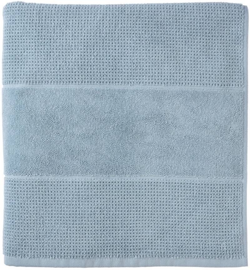 Schiesser Saunatuch Turin in angesagter Reiskornoptik, Frottier (1-St), Made in Green von Schiesser