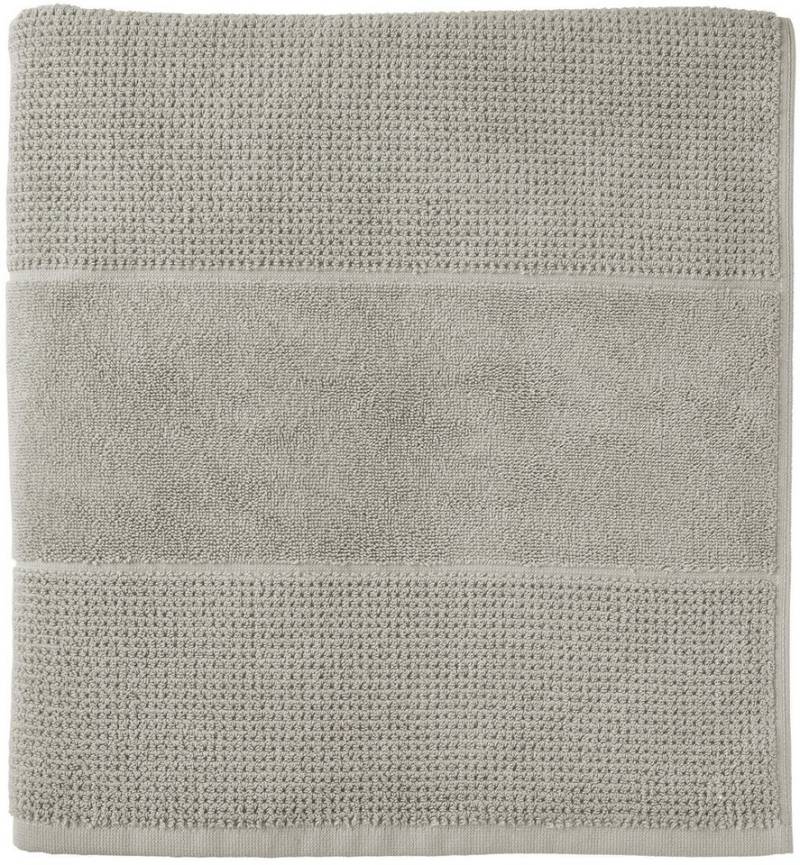 Schiesser Saunatuch Turin in angesagter Reiskornoptik, Frottier (1-St), Made in Green von Schiesser