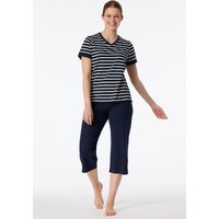 Schiesser Schlafanzug ""Casual Essentials"", mit modisch umgeschlagenen Ärmeln Schiesser Schlafanzug ""Casual Essentials"", mit modisch umgeschlagenen Ärmeln von Schiesser