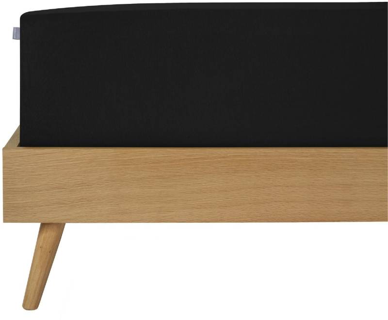 Schiesser Spannbettlaken Flexi aus 95% Baumwolle und 5% Elastahan in Premium-Qualität, Jersey-Elasthan, Gummizug: rundum, (1 Stück), für hohe Matratzen und Boxspringbetten geeignet, Made in Green von Schiesser