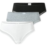 Schiesser String "Modern Multipacks" 3er Pack, Spitzenbänder, Baumwollmischung, Single Jersey von Schiesser