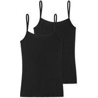 Schiesser Unterhemd ""Modal Essentials"", (2er Pack), Single Jersey, schmale Träger, feine Streifen von Schiesser