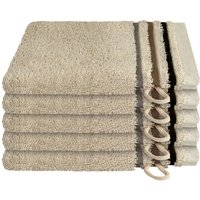 Schiesser Waschhandschuhset Skyline Color - 5-teilig - 16 x 22 cm - Sand Schiesser Waschhandschuhset Skyline Color - 5-teilig - 16 x 22 cm - Sand von Schiesser