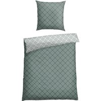 Schiesser Bettwäsche "Mabel aus weicher Baumwolle mit abstraktem Muster" 2 Stk. tlg. MADE IN GREEN by OEKO-TEX von Schiesser