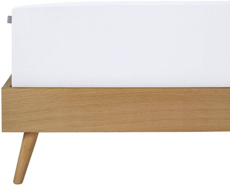 Schiesser Spannbettlaken Elli aus 97% Baumwolle und 3% Elasthan, Jersey-Elasthan, Gummizug: rundum, (1 Stück), für hohe Matratzen und Boxspringbetten, MADE IN GREEN by OEKO-TEX® von Schiesser