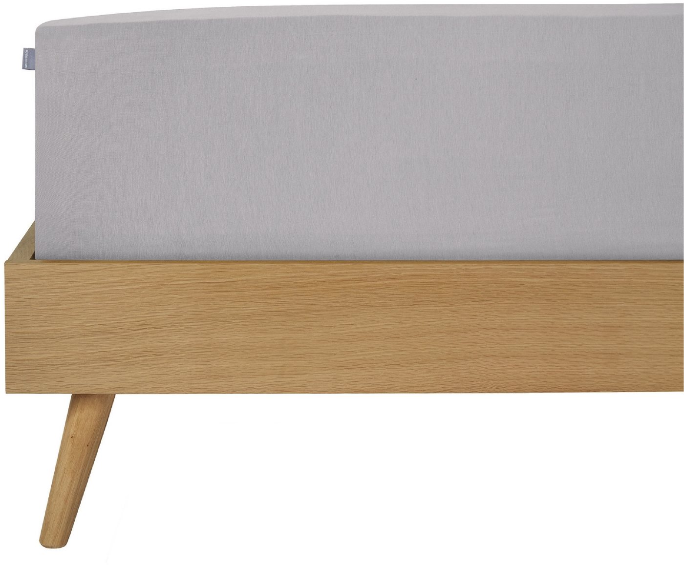 Schiesser Spannbettlaken Flexi aus 95% Baumwolle und 5% Elastahan in Premium-Qualität, Jersey-Elasthan, Gummizug: rundum, (1 Stück), für hohe Matratzen und Boxspringbetten geeignet, Made in Green von Schiesser
