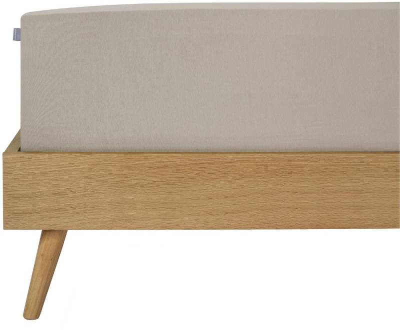 Schiesser Spannbettlaken Flexi aus 95% Baumwolle und 5% Elastahan in Premium-Qualität, Jersey-Elasthan, Gummizug: rundum, (1 Stück), für hohe Matratzen und Boxspringbetten geeignet, Made in Green von Schiesser