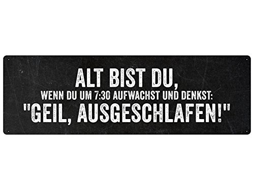 ALT BIST DU WENN Schild Türschild Geschenk Geburtstag Freund Freundin ALT BIST DU WENN Schild Türschild Geschenk Geburtstag Freund Freundin von Schilderkönig
