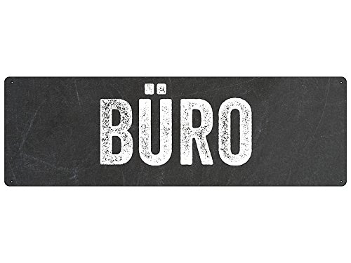 Türschild BÜRO Schild Metallschild Blechschild wetterfest Firma Türschild BÜRO Schild Metallschild Blechschild wetterfest Firma von Schilderkönig