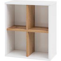 SCHILDMEYER Badregal »Padua«, BxH: 40 x 48,3 cm, Holzwerkstoff - weiss von Schildmeyer