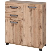 SCHILDMEYER Badschrank »Milan«, BxHxT: 80 x 94,8 x 32 cm - braun von Schildmeyer