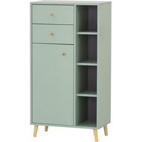 SCHILDMEYER Highboard »Bjarne«, BxHxL: 33 x 113,4 x 60,2 cm, pistaziengrün, Holzwerkstoff melaminbeschichtet - gruen SCHILDMEYER Highboard »Bjarne«, BxHxL: 33 x 113,4 x 60,2 cm, pistaziengrün, Holzwerkstoff melaminbeschichtet - gruen von Schildmeyer