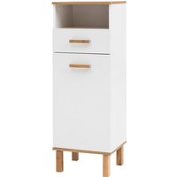 SCHILDMEYER Highboard »Padua«, BxHxT: 40,4 x 114,5 x 35 cm - weiss von Schildmeyer