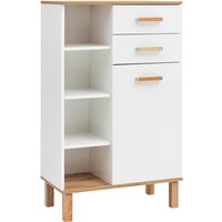 SCHILDMEYER Highboard »Padua«, BxHxT: 67 x 114,5 x 35 cm - weiss von Schildmeyer