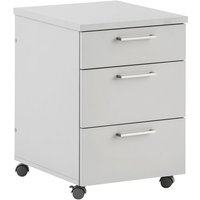 SCHILDMEYER Rollcontainer »Serie 1500«, BxH: 41,2 x 60,1 cm, Holzwerkstoff - grau von Schildmeyer