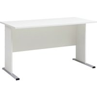 SCHILDMEYER Schreibtisch, BxH: 140 x 74,2 cm - weiss von Schildmeyer