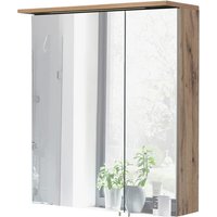 SCHILDMEYER Spiegelschrank »Milan«, BxHxT: 60 x 71 x 16 cm, 2-türig, eiche - braun SCHILDMEYER Spiegelschrank »Milan«, BxHxT: 60 x 71 x 16 cm, 2-türig, eiche - braun von Schildmeyer