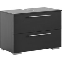 SCHILDMEYER Waschbeckenunterschrank »Carlos«, BxHxT: 80,2 x 59,1 x 35 cm - grau von Schildmeyer