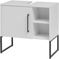 SCHILDMEYER Waschbeckenunterschrank »Limone«, BxHxT: 60,4 x 59,5 x 33 cm, Anschlagrichtung: links - weiss von Schildmeyer