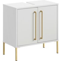 SCHILDMEYER Waschbeckenunterschrank »Sarah«, BxHxT: 57,1 x 61,2 x 30,1 cm - weiss von Schildmeyer