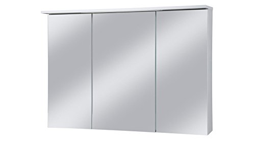 Schildmeyer Spiegelschrank, Melaminharzbeschichtete Spanplatte, weiß, 100.5 x 16 x 72.5 cm von Schildmeyer