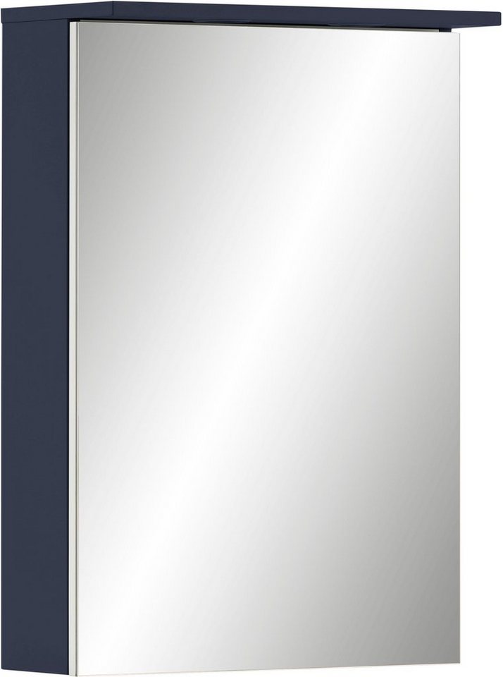 Schildmeyer Badezimmerspiegelschrank Jesper Breite 50,4 cm Mit LED-Beleuchtung und Schalterbox,höhenverstellbare Glaseinlegeböden von Schildmeyer